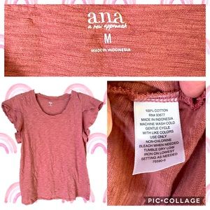 Cute boho Ana brand top - mauve - SZ MEDIUM